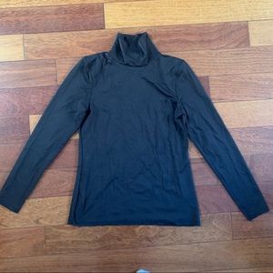 🆕 Zara | Black Lycra Mockneck Medium Soft Stretchy